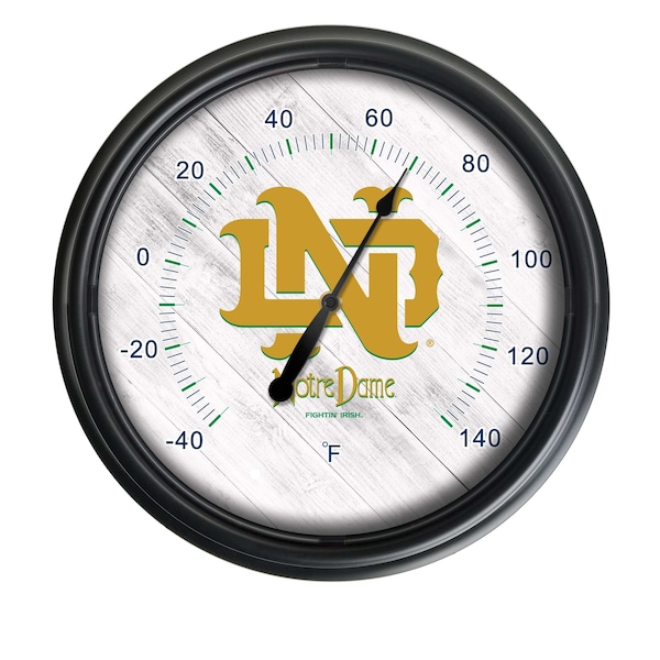 Notre Dame (Vintage) Indoor/Outdoor LED Thermometer